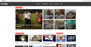 KalingaTV Web Design