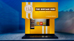 Kiosk 3D Design for Brand Outlet of The Biryani Hub