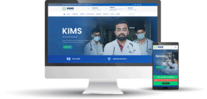 KIMS Hospital Website design