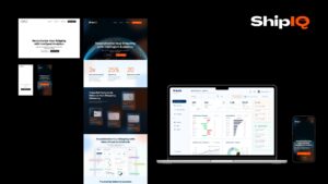 Ship IQ Landing Page and Dashboard Design